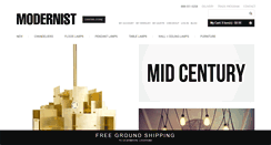 Desktop Screenshot of modernistlighting.com